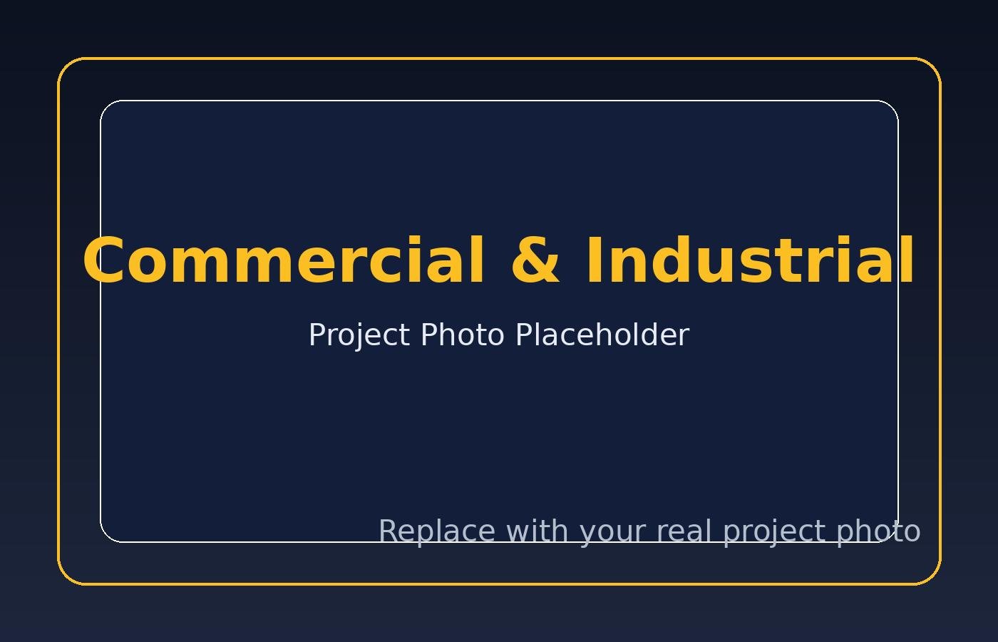 Commercial and industrial property assessment